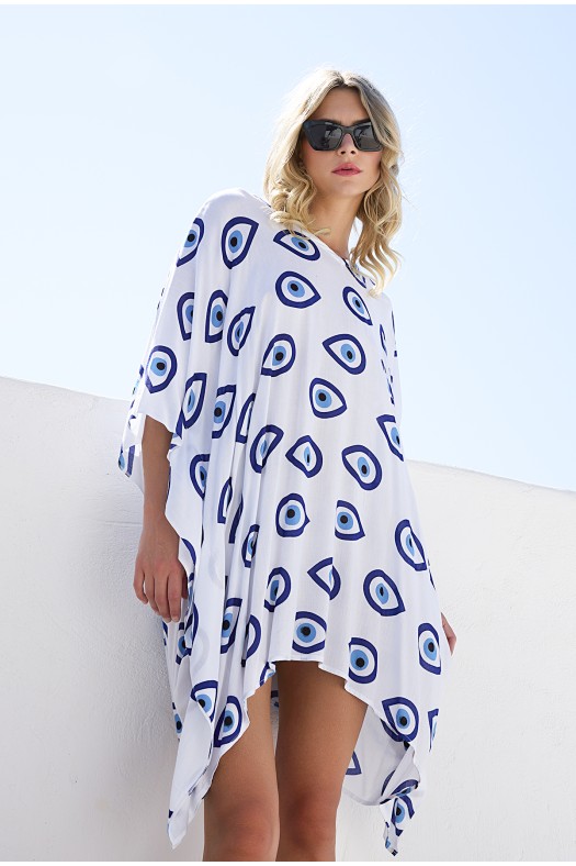 PONCHO SHORT EYE TEARDROP IND/SIA